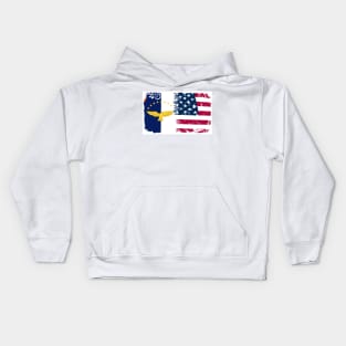 Azorean american Kids Hoodie